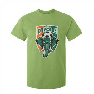 Côte D'ivoire Classic Ivory Coast Elephant Football T Shirt For Kid Ivorians Pride