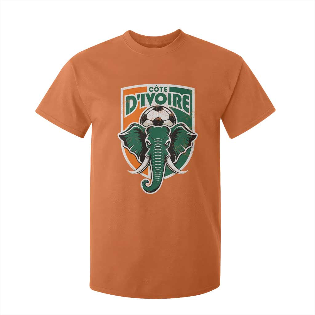 Côte D'ivoire Classic Ivory Coast Elephant Football T Shirt For Kid Ivorians Pride