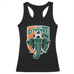Côte D'ivoire Classic Ivory Coast Elephant Football Racerback Tank Top Ivorians Pride