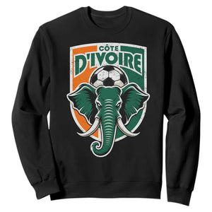 Côte D'ivoire Classic Ivory Coast Elephant Football Sweatshirt Ivorians Pride