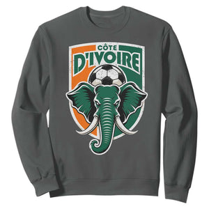 Côte D'ivoire Classic Ivory Coast Elephant Football Sweatshirt Ivorians Pride