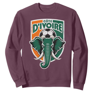 Côte D'ivoire Classic Ivory Coast Elephant Football Sweatshirt Ivorians Pride