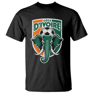 Côte D'ivoire Classic Ivory Coast Elephant Football T Shirt Ivorians Pride