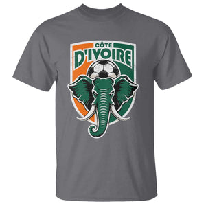 Côte D'ivoire Classic Ivory Coast Elephant Football T Shirt Ivorians Pride