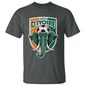 Côte D'ivoire Classic Ivory Coast Elephant Football T Shirt Ivorians Pride