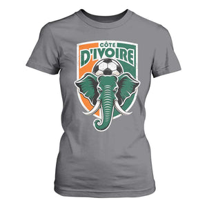 Côte D'ivoire Classic Ivory Coast Elephant Football T Shirt For Women Ivorians Pride