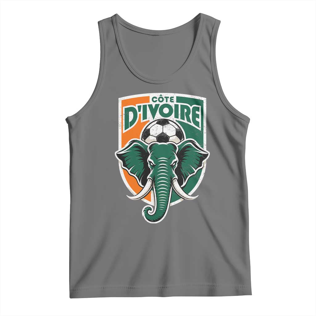 Côte D'ivoire Classic Ivory Coast Elephant Football Tank Top Ivorians Pride