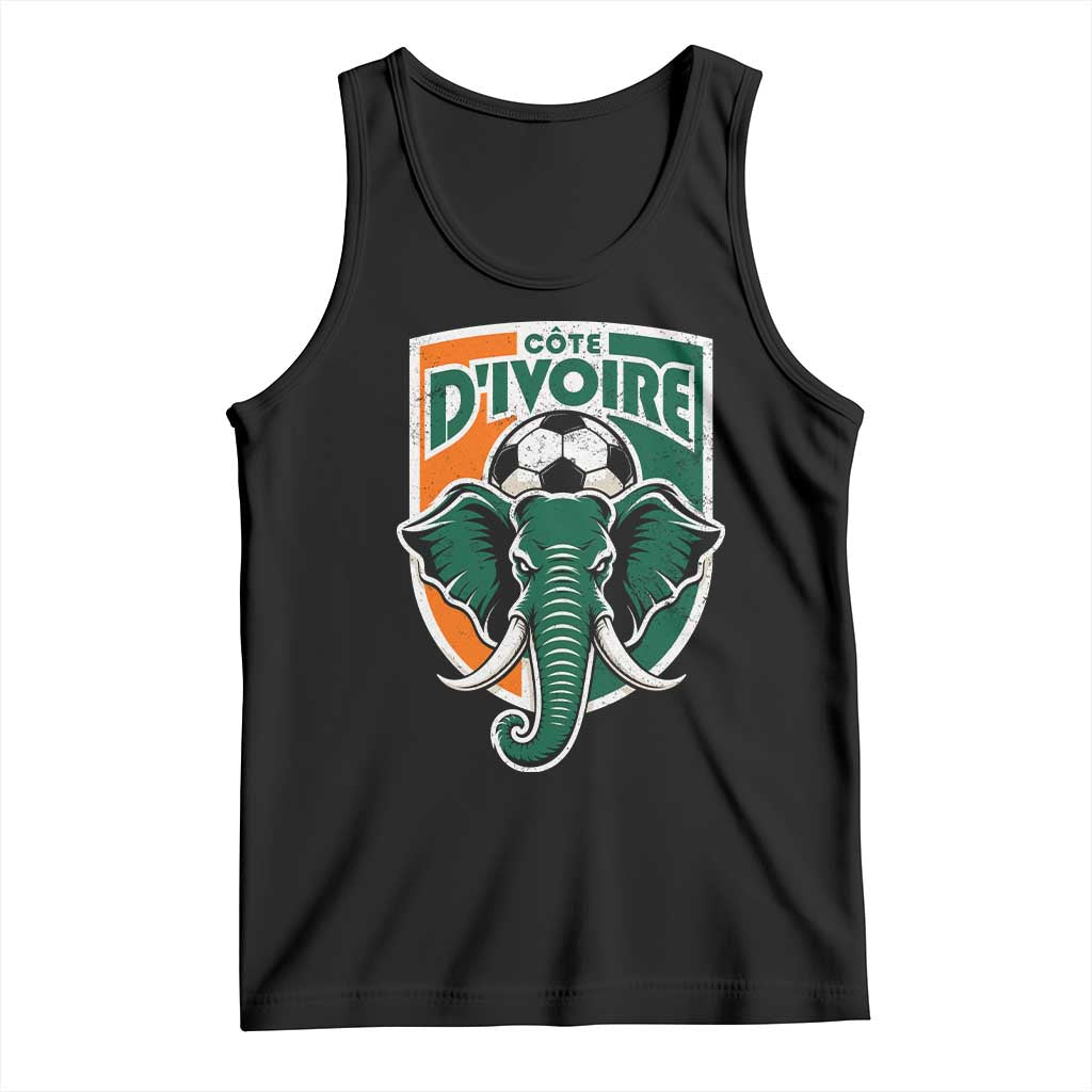 Côte D'ivoire Classic Ivory Coast Elephant Football Tank Top Ivorians Pride