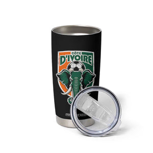 Côte D'ivoire Classic Ivory Coast Elephant Football Tumbler Cup Ivorians Pride TS11 Print Your Wear