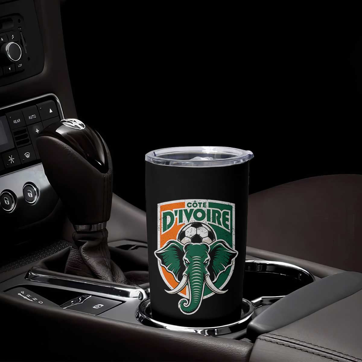 Côte D'ivoire Classic Ivory Coast Elephant Football Tumbler Cup Ivorians Pride TS11 Print Your Wear
