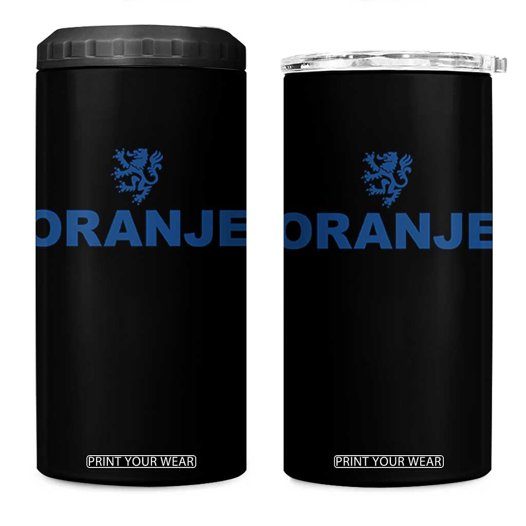 Oranje Holland Emblem Lion Nederland Dutch Heritage 4 in 1 Can Cooler Tumbler