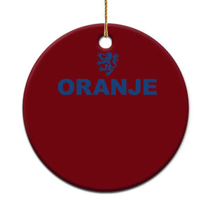 Oranje Holland Emblem Lion Nederland Dutch Heritage Ceramic Ornament