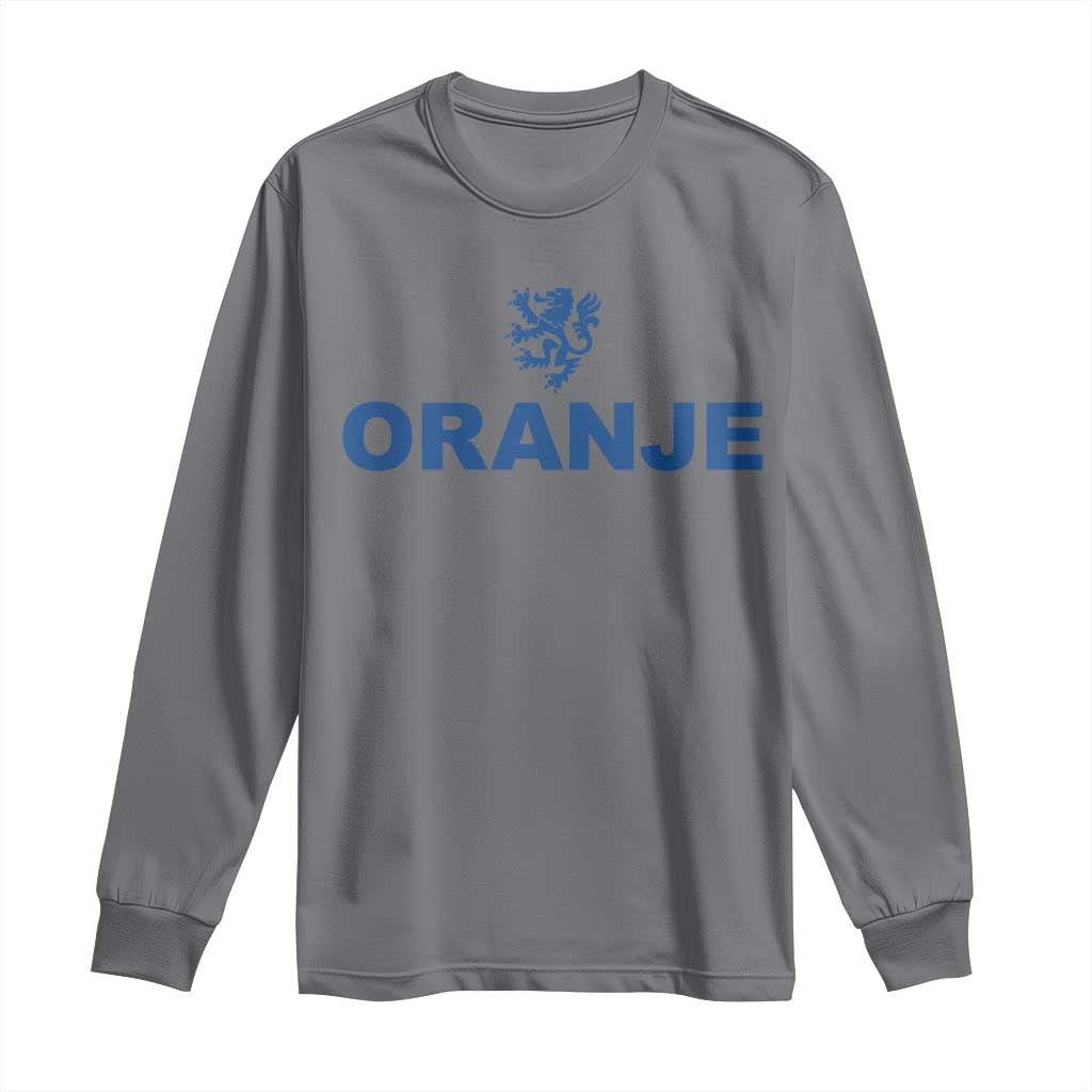 Oranje Holland Emblem Lion Nederland Dutch Heritage Long Sleeve Shirt