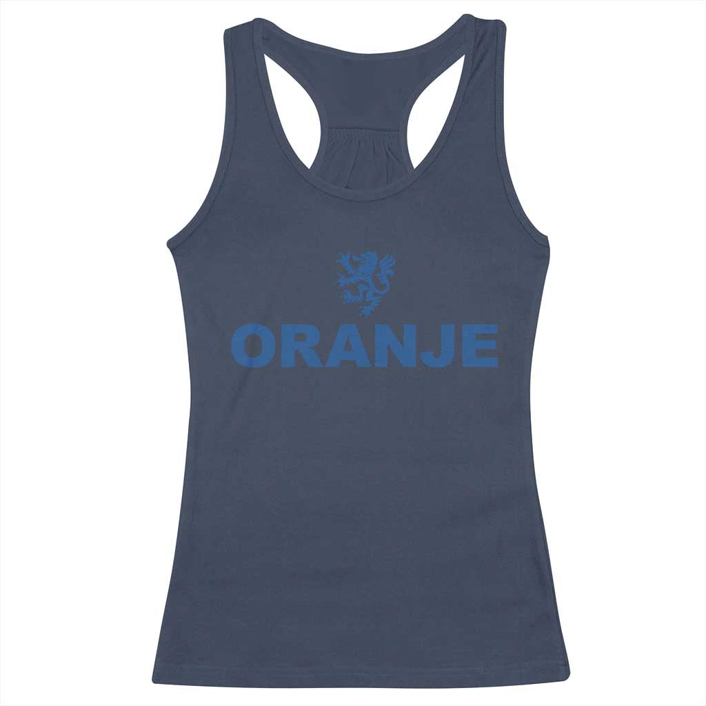 Oranje Holland Emblem Lion Nederland Dutch Heritage Racerback Tank Top