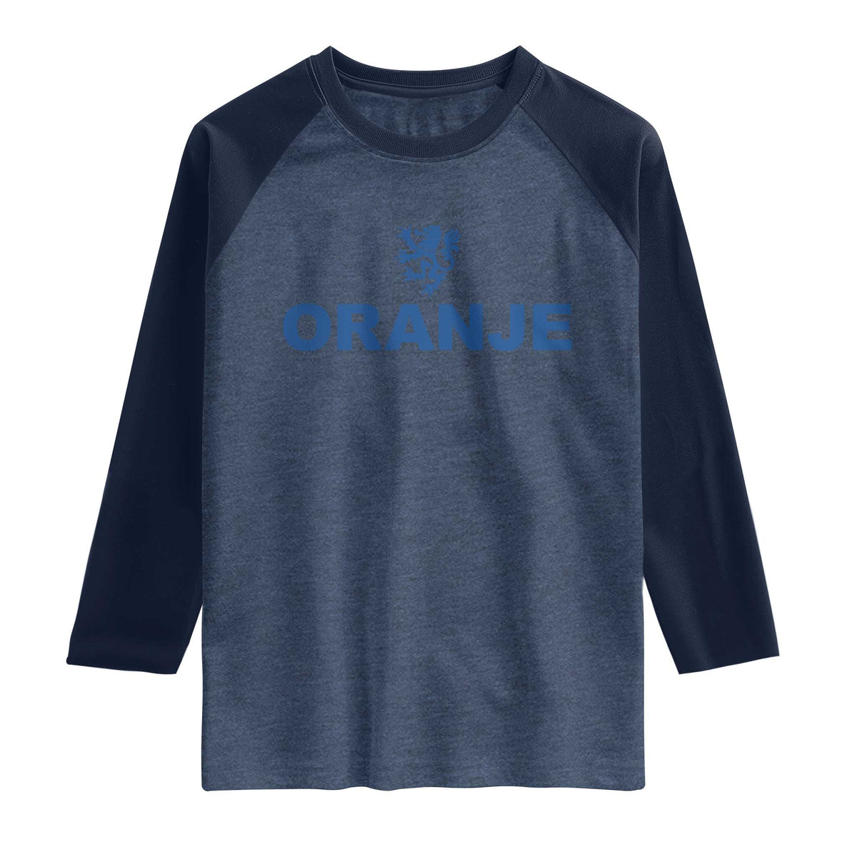 Oranje Holland Emblem Lion Nederland Dutch Heritage Raglan Shirt