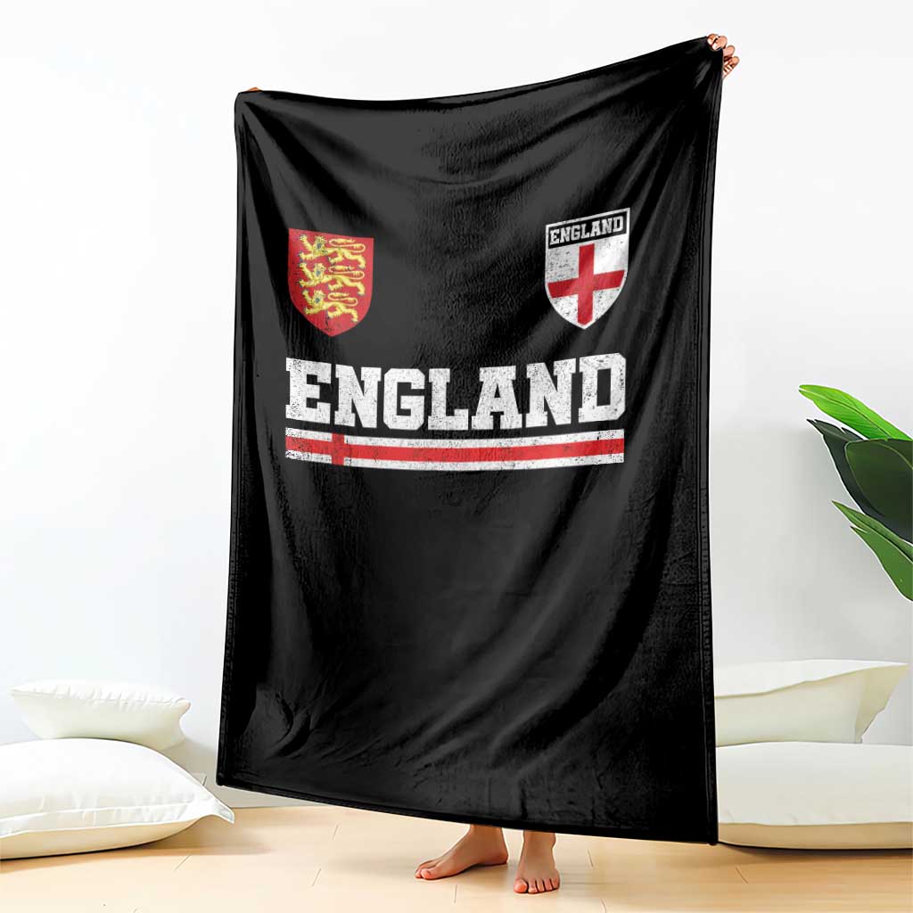 England Three Lions Symbol Red Cross Athletic Jersey Style Throw Blanket TS11 Print Your Wear