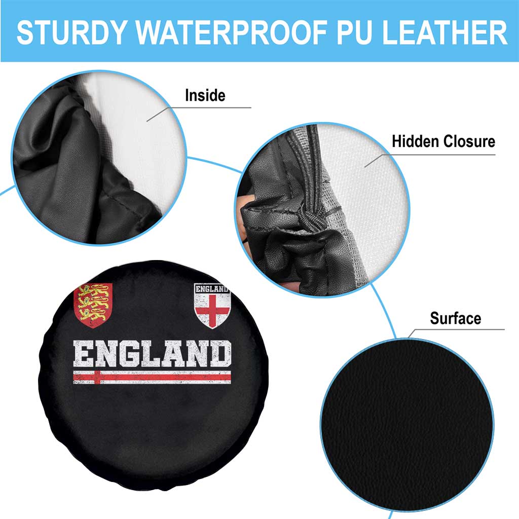 England Three Lions Symbol Red Cross Athletic Jersey Style Spare Tire Cover TS11 Print Your Wear