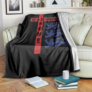 It Is Coming Home England Football Throw Blanket St George Cross Three Lions