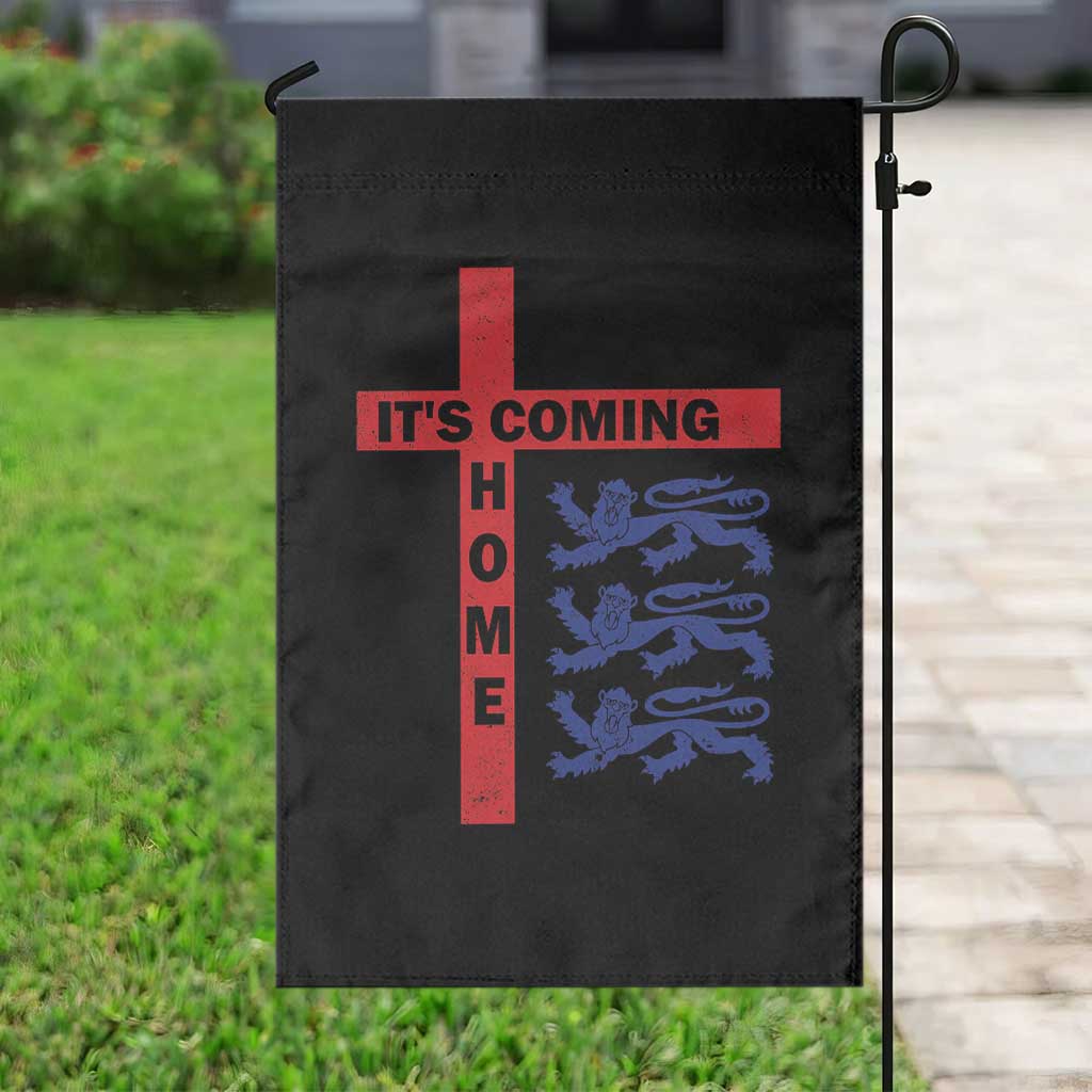 It Is Coming Home England Football Garden Flag St George Cross Three Lions