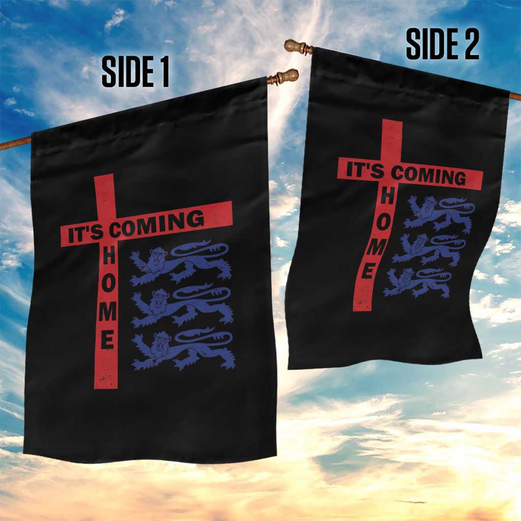 It Is Coming Home England Football Garden Flag St George Cross Three Lions