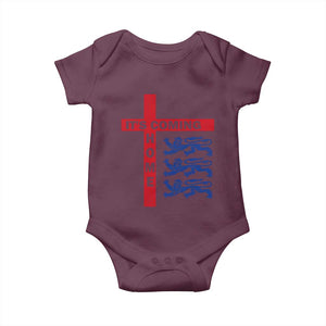 It Is Coming Home England Football Baby Onesie St George Cross Three Lions