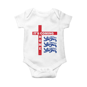 It Is Coming Home England Football Baby Onesie St George Cross Three Lions