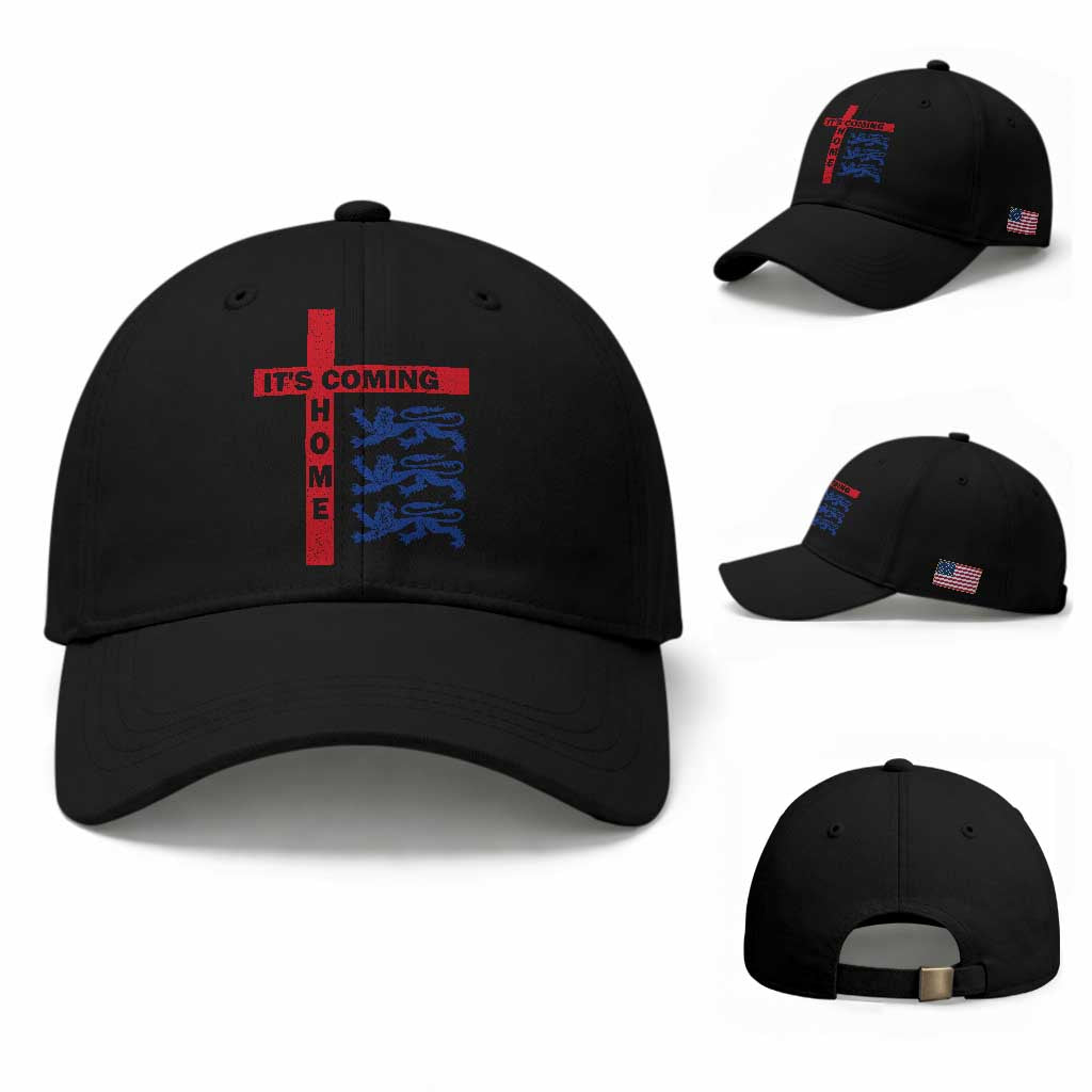 It Is Coming Home England Football Baseball Cap St George Cross Three Lions
