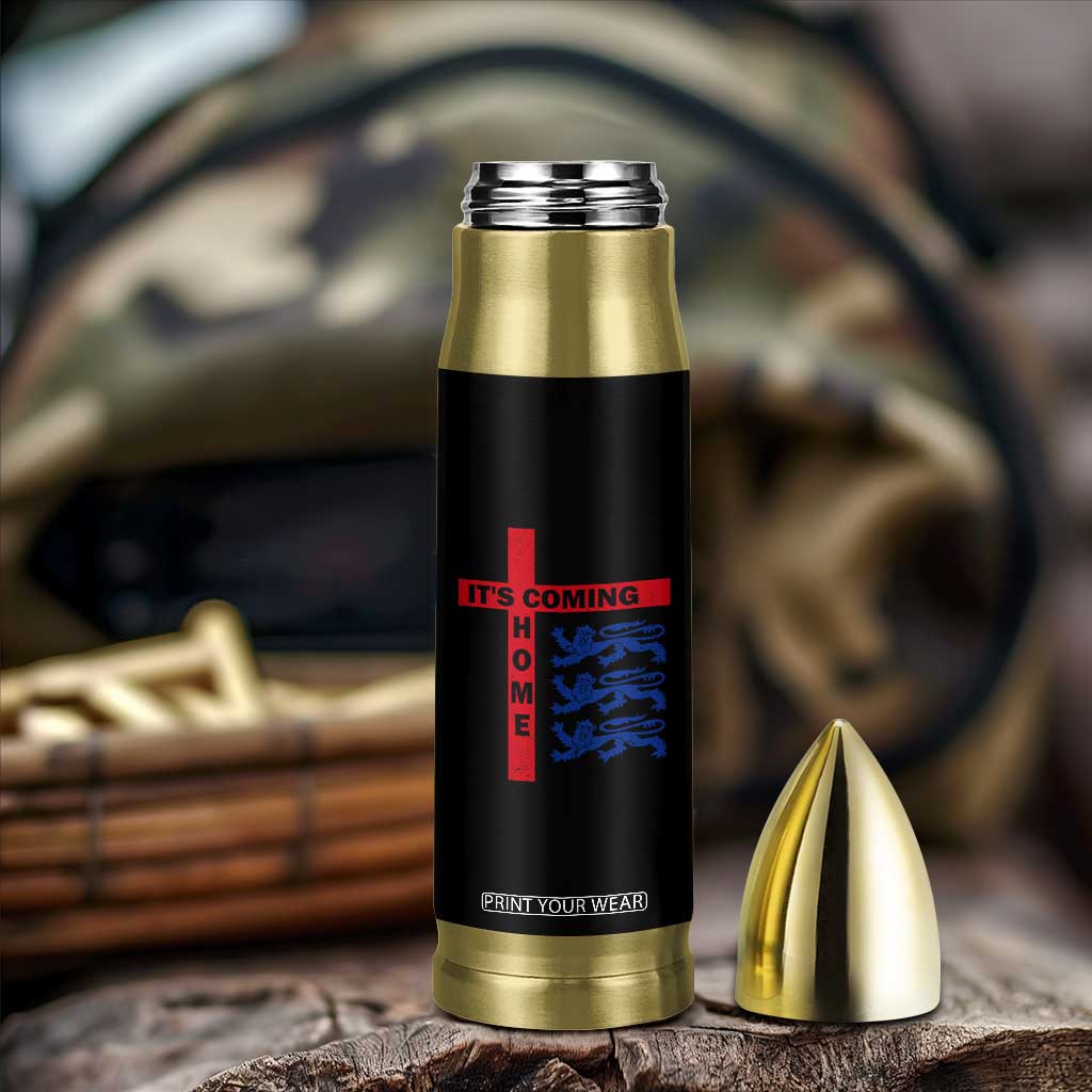 It Is Coming Home England Football Bullet Tumbler St George Cross Three Lions