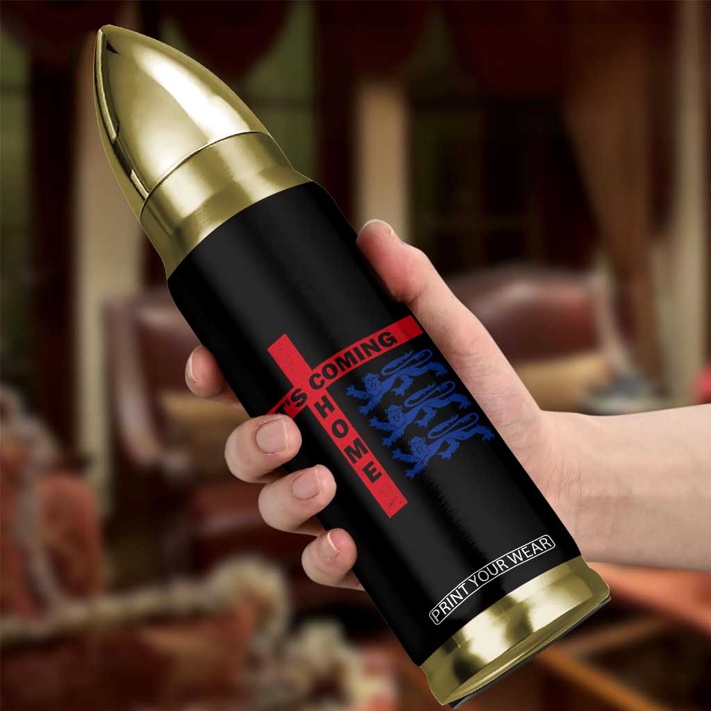 It Is Coming Home England Football Bullet Tumbler St George Cross Three Lions