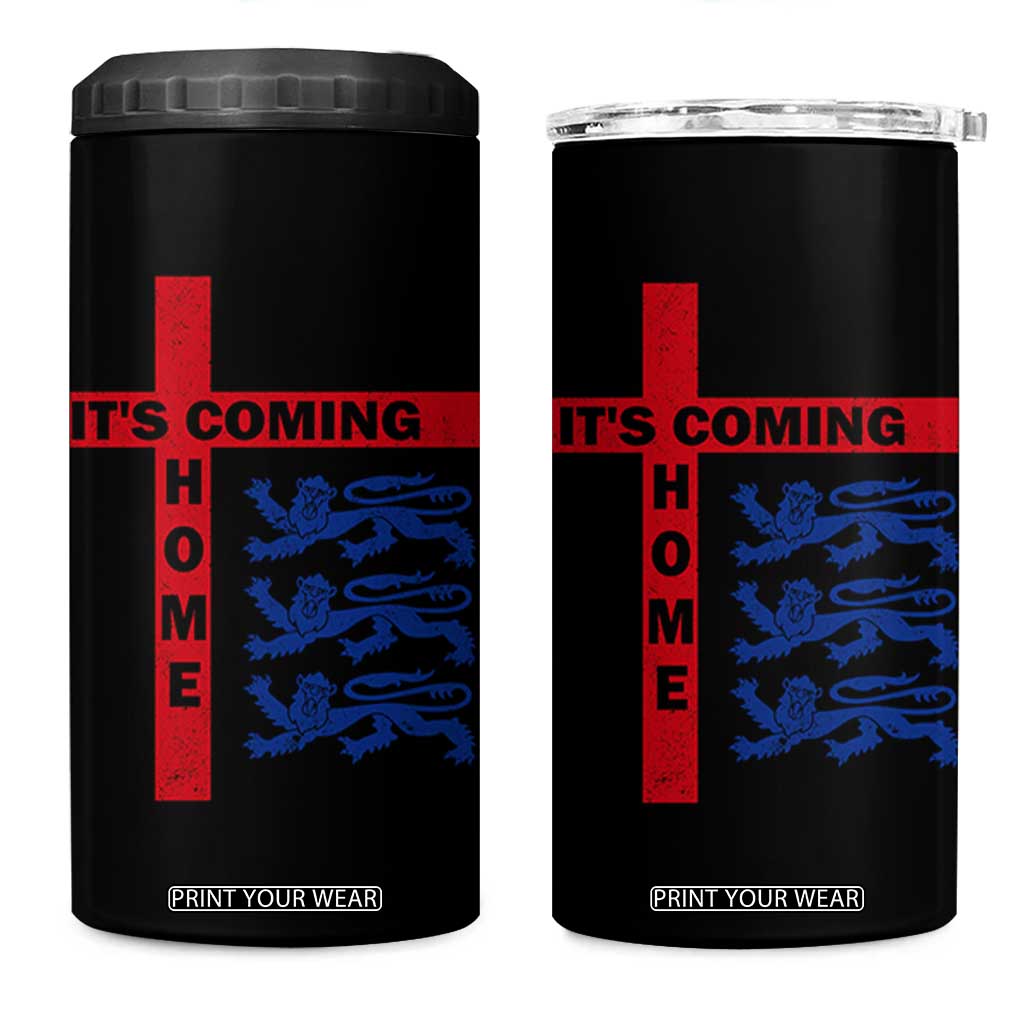 It Is Coming Home England Football 4 in 1 Can Cooler Tumbler St George Cross Three Lions