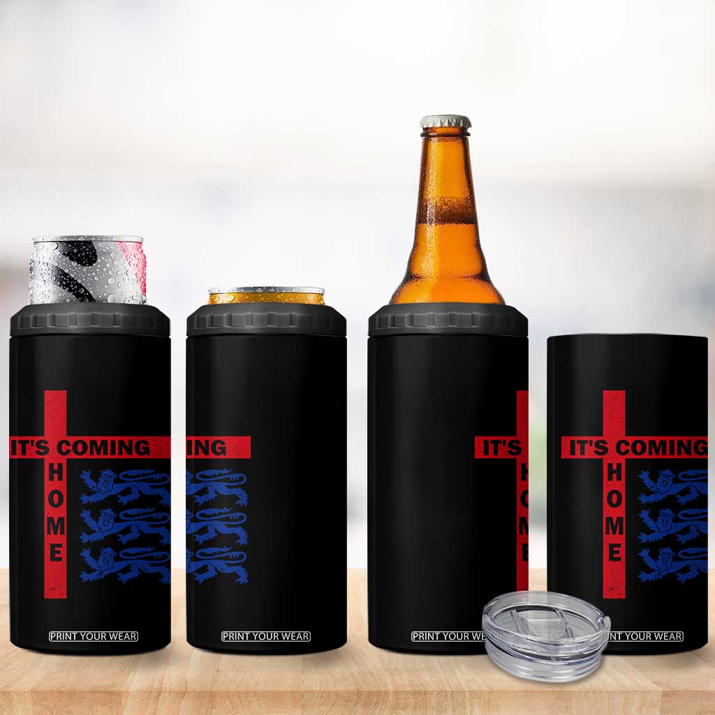 It Is Coming Home England Football 4 in 1 Can Cooler Tumbler St George Cross Three Lions