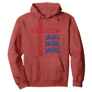 It Is Coming Home England Football Hoodie St George Cross Three Lions