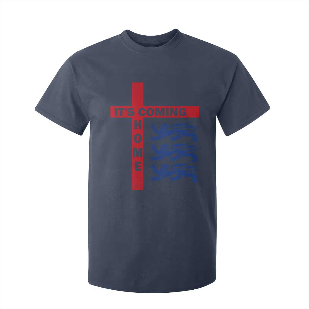 It Is Coming Home England Football T Shirt For Kid St George Cross Three Lions