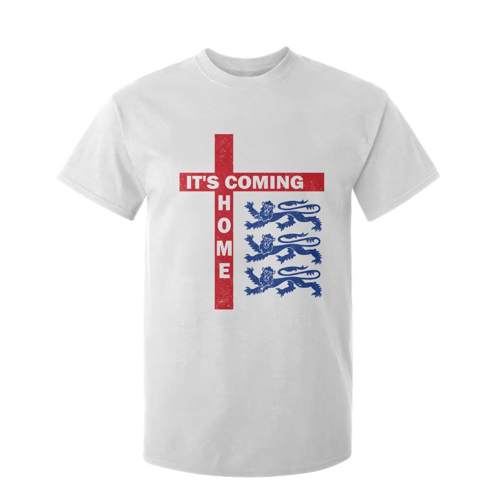 It Is Coming Home England Football T Shirt For Kid St George Cross Three Lions