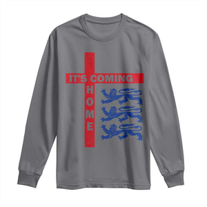 It Is Coming Home England Football Long Sleeve Shirt St George Cross Three Lions