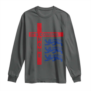 It Is Coming Home England Football Long Sleeve Shirt St George Cross Three Lions