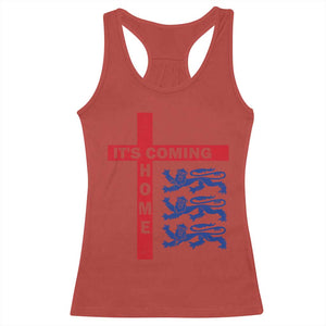 It Is Coming Home England Football Racerback Tank Top St George Cross Three Lions