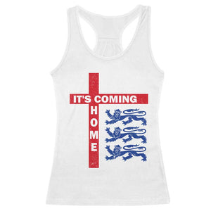 It Is Coming Home England Football Racerback Tank Top St George Cross Three Lions