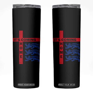 It Is Coming Home England Football Skinny Tumbler St George Cross Three Lions