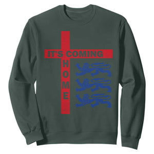 It Is Coming Home England Football Sweatshirt St George Cross Three Lions