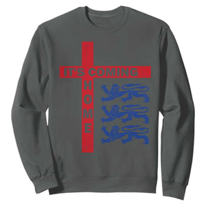 It Is Coming Home England Football Sweatshirt St George Cross Three Lions
