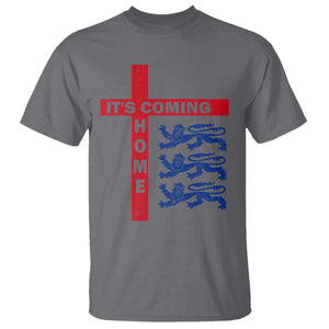It Is Coming Home England Football T Shirt St George Cross Three Lions
