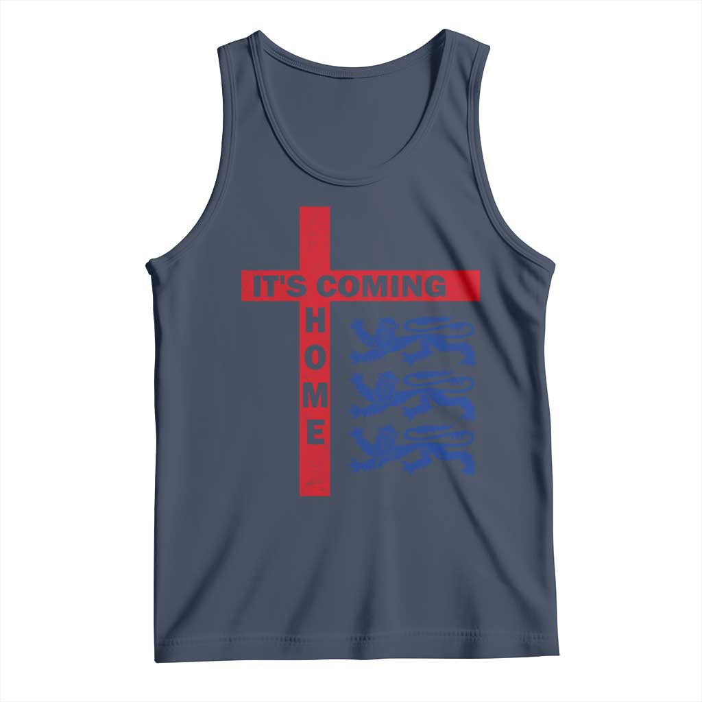 It Is Coming Home England Football Tank Top St George Cross Three Lions
