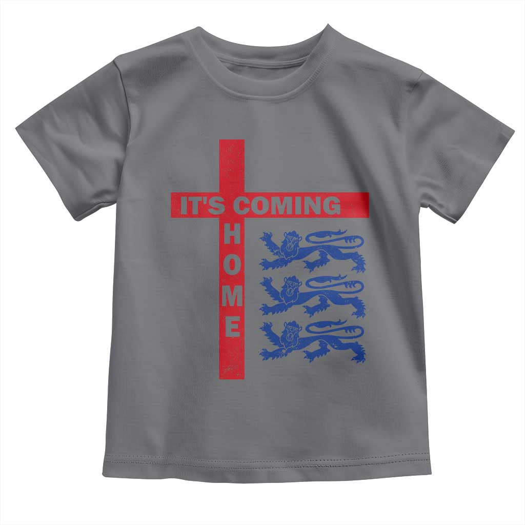 It Is Coming Home England Football Toddler T Shirt St George Cross Three Lions