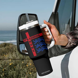 It Is Coming Home England Football Tumbler With Handle St George Cross Three Lions
