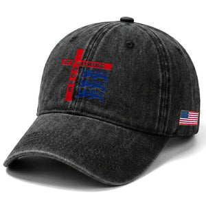 It Is Coming Home England Football Washed Cotton Baseball Cap St George Cross Three Lions