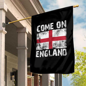 Come On England Garden Flag Vintage St George Cross Flag Football Fan