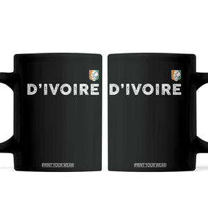 Côte D Ivoire Coffee Mug Ivory Coast Crest Football Elephant Family Matching