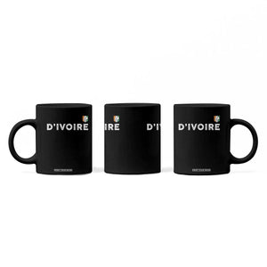 Côte D Ivoire Coffee Mug Ivory Coast Crest Football Elephant Family Matching