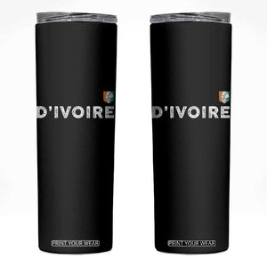 Côte D Ivoire Skinny Tumbler Ivory Coast Crest Football Elephant Family Matching